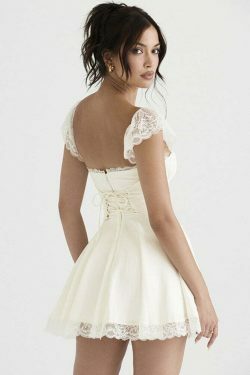 Y2K Beach Party Dress: Coquette Aesthetic with Grunge Style, Pastel Goth Vibes, and Vintage Flair