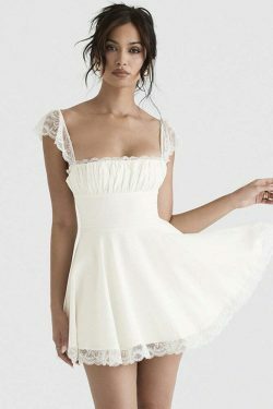 Y2K Beach Party Dress: Coquette Aesthetic with Grunge Style, Pastel Goth Vibes, and Vintage Flair