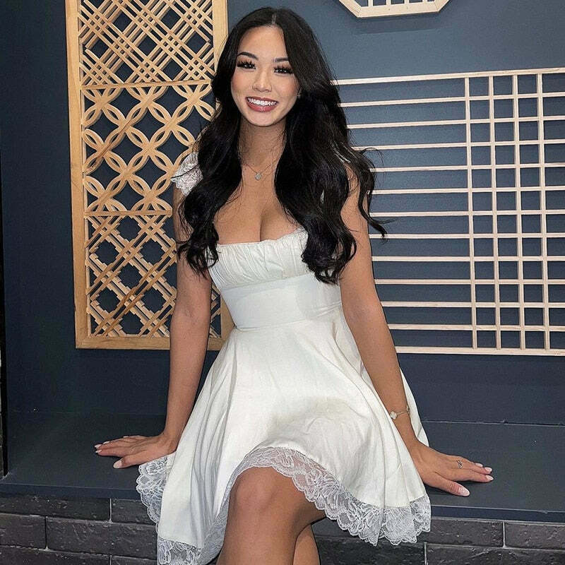 Y2K Beach Party Dress: Coquette Aesthetic with Grunge Style, Pastel Goth Vibes, and Vintage Flair Y2K Beach Party Dress: Coquette Aesthetic with Grunge Style, Pastel Goth Vibes, and Vintage Flair