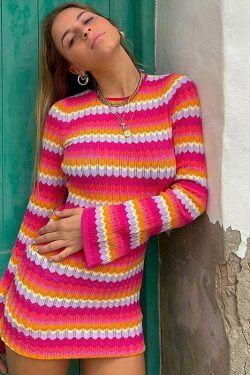 Y2K Beach Please Bodycon Dress: Coquette Aesthetic - Grunge Style, Pastel