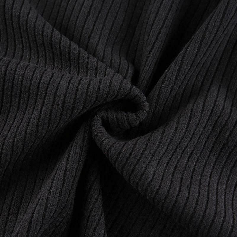 Y2K Black Tie-Up Dress: Coquette Aesthetic - Grunge, Pastel Goth, Cottagecore, Vintage Sweater Y2K Black Tie-Up Dress: Coquette Aesthetic - Grunge, Pastel Goth, Cottagecore, Vintage Sweater