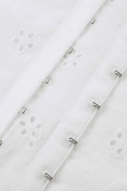 Y2K Broderie Lace Bandeau Top with a Coquette Aesthetic