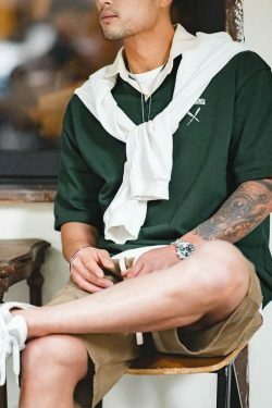 Y2K California Embroidered Polo Shirt: Coquette Grunge Aesthetic Cargo Skirt Goth Fashion