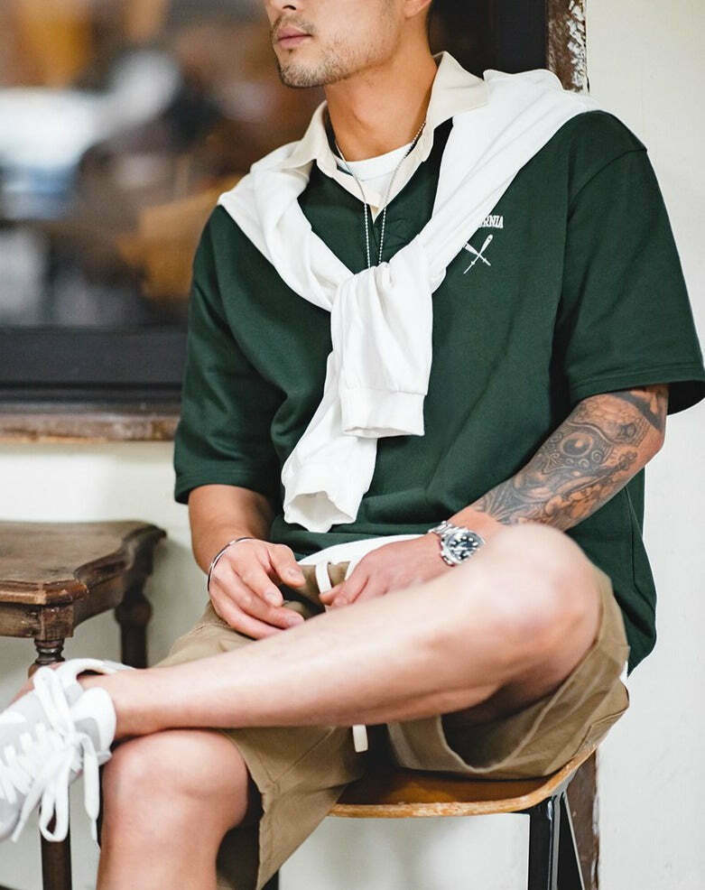 Y2K California Embroidered Polo Shirt: Coquette Grunge Aesthetic Cargo Skirt Goth Fashion Y2K California Embroidered Polo Shirt: Coquette Grunge Aesthetic Cargo Skirt Goth Fashion