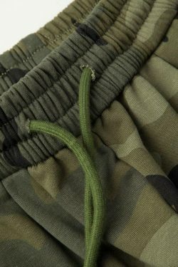 Y2K Camo Drawstring Ripped Cargo Skirt for Women - Coquette Aesthetic Grunge Style Fashion