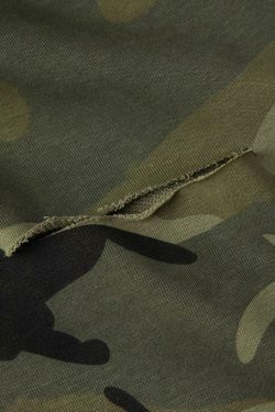 Y2K Camo Drawstring Ripped Cargo Skirt for Women - Coquette Aesthetic Grunge Style Fashion