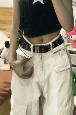 Y2K Cargo Jeans with Patch Pockets: Coquette Aesthetic - Grunge Style, Pastel Goth, Cute Tops & More