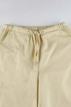 Y2K Cargo Pants with 4 Pockets: Coquette Aesthetic Grunge Style for Women Fashion