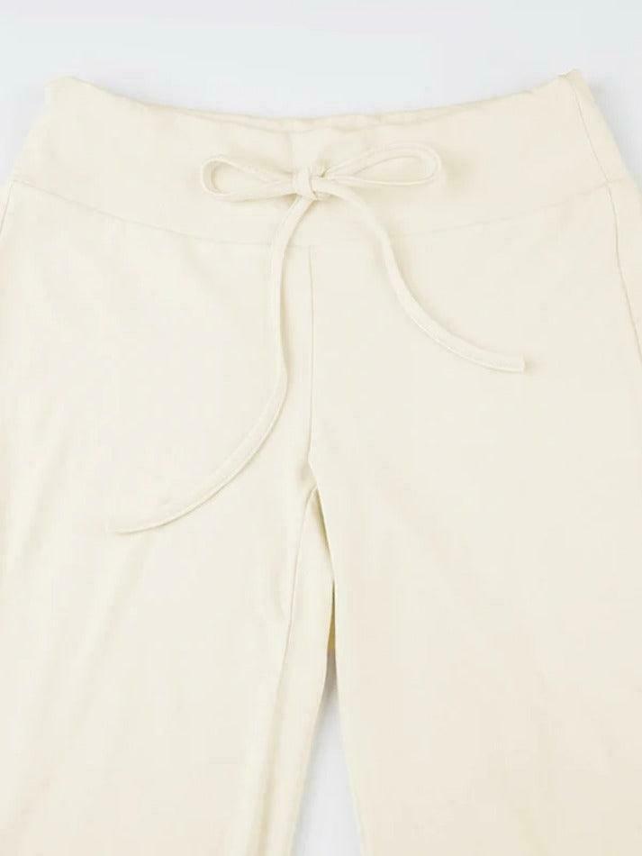 Y2K Coquette Aesthetic Cargo Skirt: Grunge Style Turned Waist Tie Flare Leg