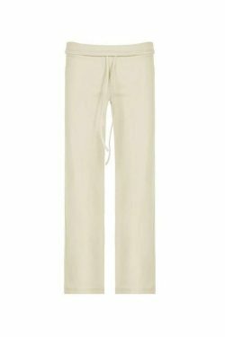 Y2K Coquette Aesthetic Cargo Skirt: Grunge Style Turned Waist Tie Flare Leg