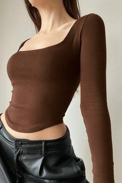 Y2K Coquette Aesthetic Crop Top: Grunge Style, Pastel Goth Vibes, Old Money Elegance