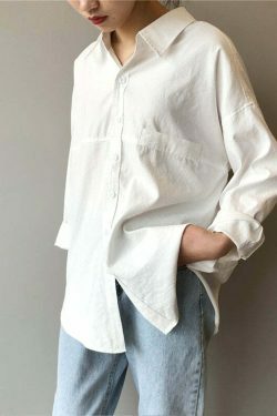 Y2K Coquette Aesthetic Drape Shirt - Grunge Style, Pastel Goth