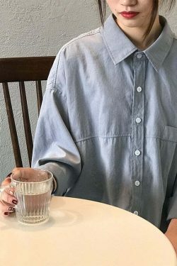 Y2K Coquette Aesthetic Drape Shirt - Grunge Style, Pastel Goth