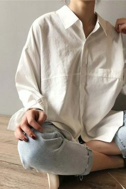 Y2K Coquette Aesthetic Drape Shirt - Grunge Style, Pastel Goth