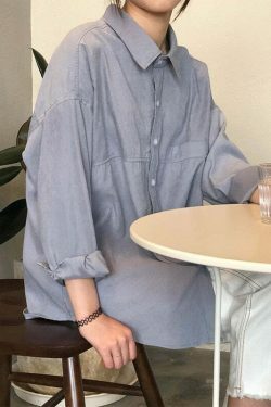 Y2K Coquette Aesthetic Drape Shirt - Grunge Style, Pastel Goth