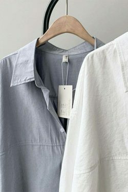 Y2K Coquette Aesthetic Drape Shirt - Grunge Style, Pastel Goth