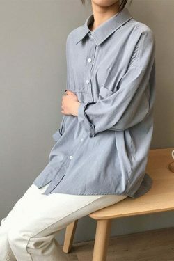 Y2K Coquette Aesthetic Drape Shirt - Grunge Style, Pastel Goth