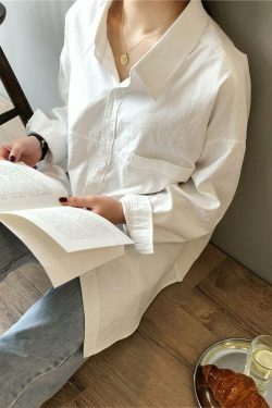 Y2K Coquette Aesthetic Drape Shirt - Grunge Style, Pastel Goth