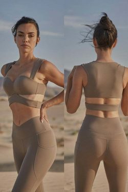 Y2K Coquette Aesthetic Padded Back Yoga Suit - Grunge & Pastel Goth Vibes