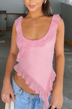 Y2K Coquette Aesthetic Tank Top: Grunge Style with Pastel Goth Vibes