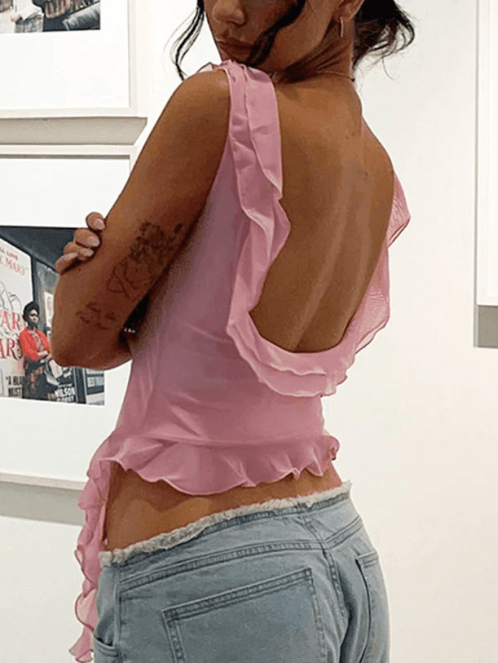 Y2K Coquette Aesthetic Tank Top: Grunge Style with Pastel Goth Vibes Y2K Coquette Aesthetic Tank Top: Grunge Style with Pastel Goth Vibes