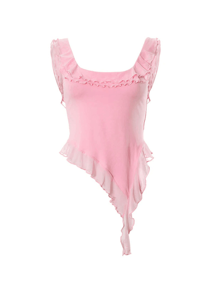 Y2K Coquette Aesthetic Tank Top: Grunge Style with Pastel Goth Vibes Y2K Coquette Aesthetic Tank Top: Grunge Style with Pastel Goth Vibes