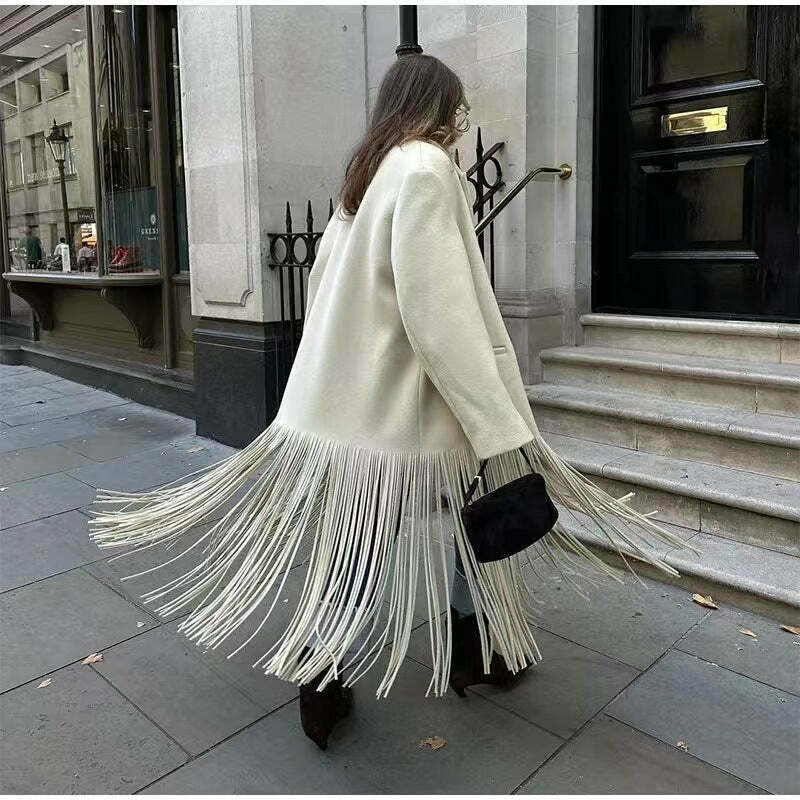 Y2K Coquette Aesthetic Tassel Windbreaker: Grunge Style, Pastel Goth, Cute Tops, Cargo Skirt Y2K Coquette Aesthetic Tassel Windbreaker: Grunge Style, Pastel Goth, Cute Tops, Cargo Skirt