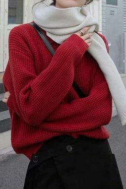 Y2K Coquette Aesthetic Waffle Cardigan: Grunge Style Cute Tops & Pastel