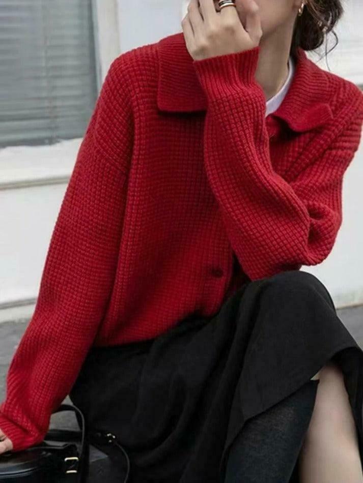 Y2K Coquette Aesthetic Waffle Cardigan: Grunge Style Cute Tops & Pastel Y2K Coquette Aesthetic Waffle Cardigan: Grunge Style Cute Tops & Pastel