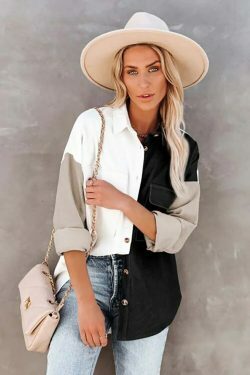 Y2K Corduroy Patchwork Shirt - Coquette Grunge Aesthetic - Cute Tops & Cargo Skirt Comfy Hoodie