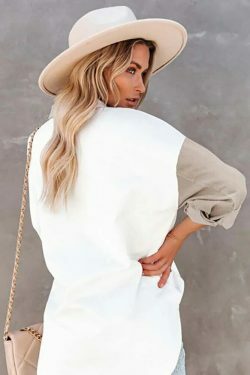 Y2K Corduroy Patchwork Shirt - Coquette Grunge Aesthetic - Cute Tops & Cargo Skirt Comfy Hoodie