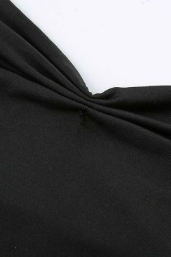 Y2K Cowgirl Ruched Halter Top - Coquette Aesthetic with a Grunge Twist