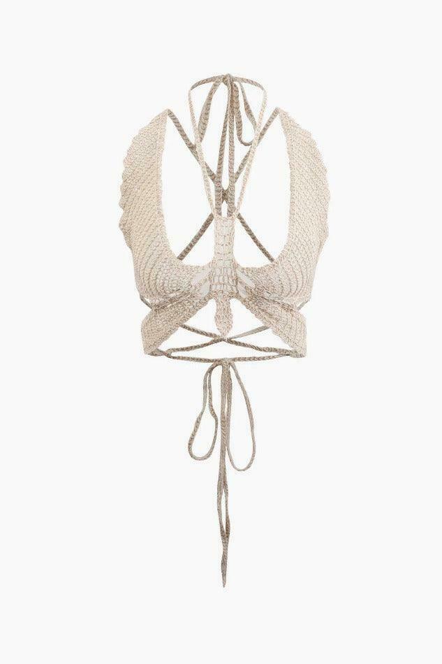 Y2K Crochet Knit Butterfly Cami Top: Coquette Aesthetic, Grunge Style, Cute Tops Y2K Crochet Knit Butterfly Cami Top: Coquette Aesthetic, Grunge Style, Cute Tops