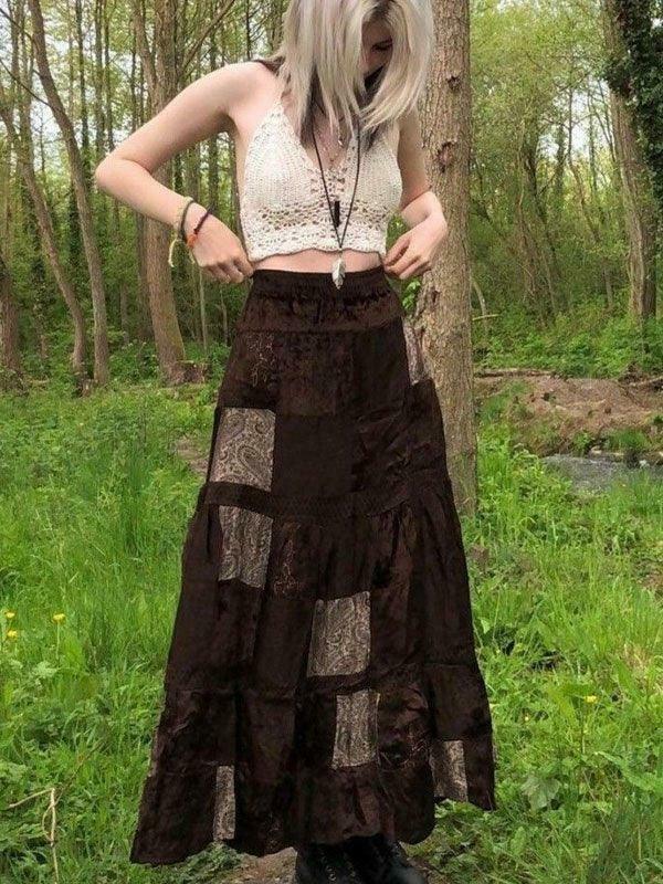 Y2K Crochet Knit Halter Crop Top - Coquette Aesthetic, Grunge Style, Cute Tops