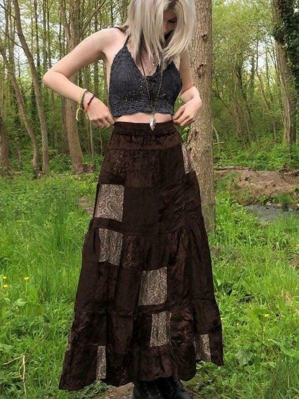 Y2K Crochet Knit Halter Crop Top - Coquette Aesthetic, Grunge Style, Cute Tops