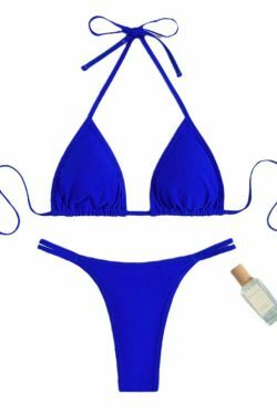 Y2K Crystal Diamond Thong Beach Bikini - Coquette Aesthetic Swimwear for Women