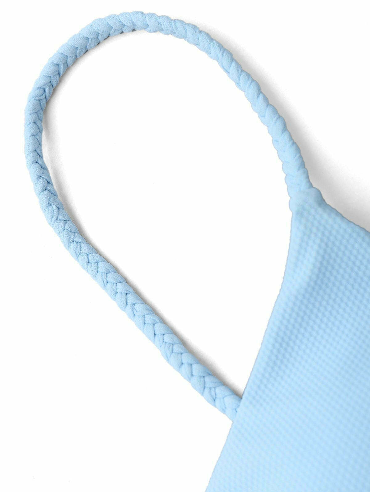 Y2K Cutout Braided Bralette String Bikini Set - Coquette Aesthetic, Grunge Style, Pastel Goth Y2K Cutout Braided Bralette String Bikini Set - Coquette Aesthetic, Grunge Style, Pastel Goth