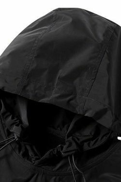 Y2K Cyberpunk Poncho Cape Hoodie - Coquette Aesthetic, Grunge Style, Pastel Goth