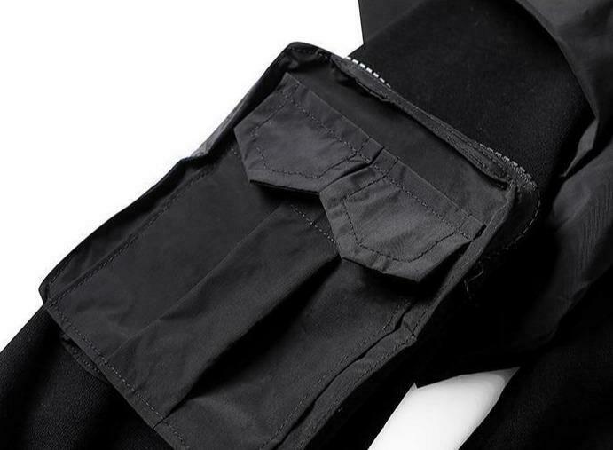 Y2K Cyberpunk Poncho Cape Hoodie - Coquette Aesthetic, Grunge Style, Pastel Goth Y2K Cyberpunk Poncho Cape Hoodie - Coquette Aesthetic, Grunge Style, Pastel Goth