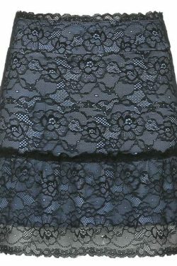 Y2K Dark Academia Aesthetic Goth Mini Skirt - Vintage Style for Modern Elegance