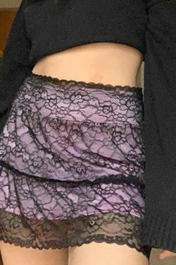 Y2K Dark Academia Aesthetic Goth Mini Skirt - Vintage Style for Modern Elegance