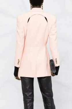 Y2K Deconstructed Cut Jacket: Coquette Aesthetic with Grunge & Pastel Goth Vibes