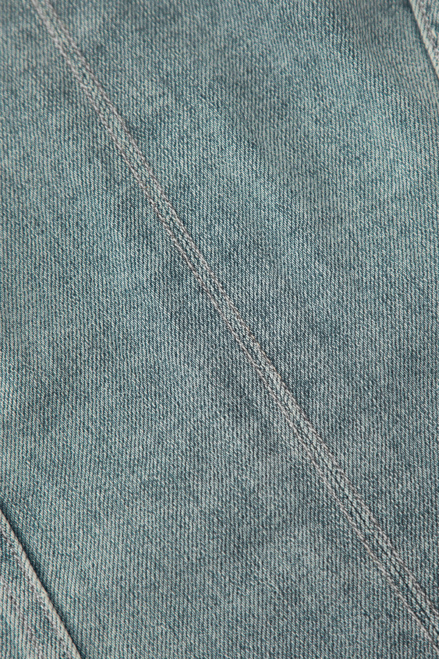 Y2K Denim Tank Top: Coquette Aesthetic with Grunge Style, Pastel Goth Vibe, and Vintage Flair