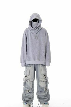 Y2K Destroyed Baggy Cargo Jeans: Ultimate Women's Fashion Statement