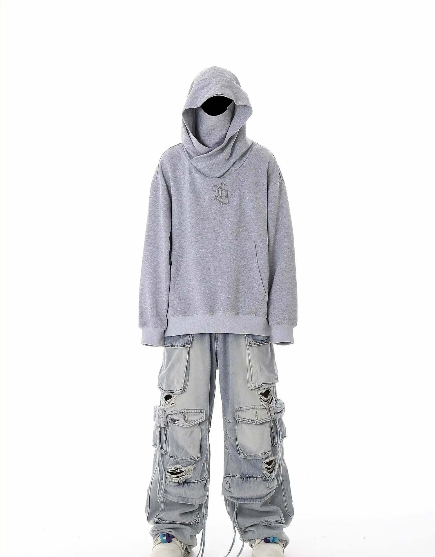 Y2K Destroyed Baggy Cargo Jeans: Ultimate Women's Fashion Statement Y2K Destroyed Baggy Cargo Jeans: Ultimate Women's Fashion Statement