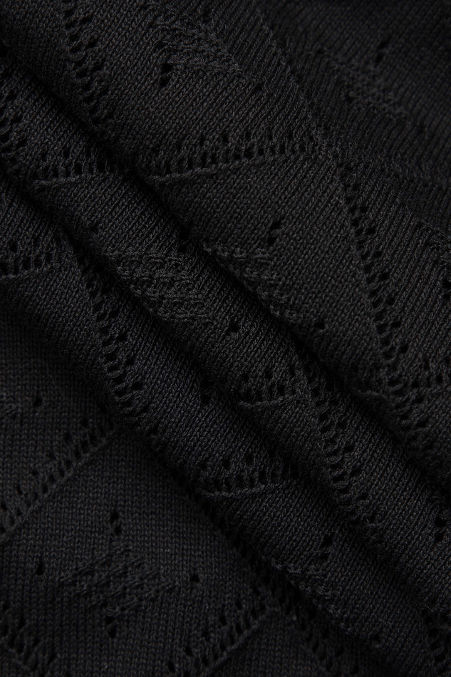 Y2K Diamond Crochet Knit Slit Sleeveless Dress - Coquette Aesthetic Fashion Statement