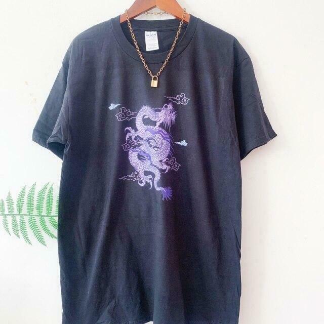 Y2K Dragon Unisex T-Shirt - Coquette Grunge Aesthetic - Cute Tops & Cargo Y2K Dragon Unisex T-Shirt - Coquette Grunge Aesthetic - Cute Tops & Cargo