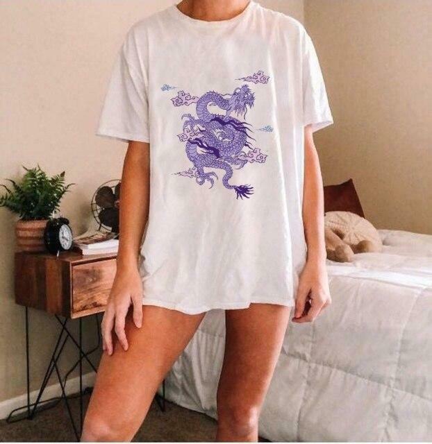 Y2K Dragon Unisex T-Shirt - Coquette Grunge Aesthetic - Cute Tops & Cargo Y2K Dragon Unisex T-Shirt - Coquette Grunge Aesthetic - Cute Tops & Cargo