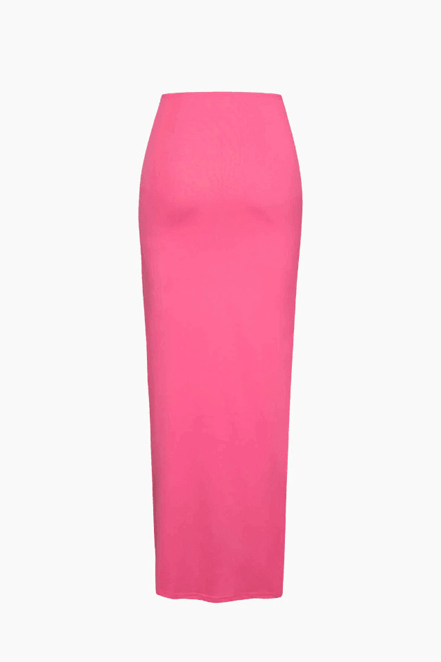 Y2K Fashion Contrast Tube Top & Slit Skirt Set - Coquette Aesthetic Grunge Style Y2K Fashion Contrast Tube Top & Slit Skirt Set - Coquette Aesthetic Grunge Style