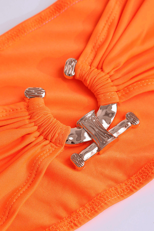 Y2K Fashion Contrast Tube Top & Slit Skirt Set - Coquette Aesthetic Grunge Style Y2K Fashion Contrast Tube Top & Slit Skirt Set - Coquette Aesthetic Grunge Style